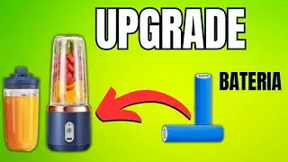 Upgrade Mini Liquidificador Portátil 6 Lâminas Recarregável
