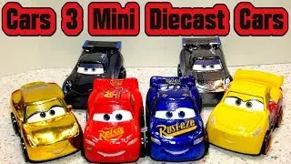 Cars 3 Mini Lightning McQueen Cruz Ramirez and Jackson Storm Unboxing Diecast from Mattel for Disney