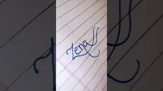zenab name design 📝 #nameart #shortvideo #whatsappstatus #youtubeshorts #trending #namedesign #zenab