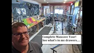 Bicycle Collection mancave Complete Tour! Digging through the drawers!