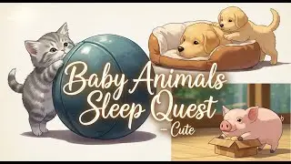 Act 1- Baby Animals Sleep Quest -  Cute