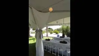 Tent Wedding at Shemer Art Museum