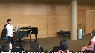 Soovin Kim, Violin Masterclass on Kreisler's Praeludium and Allegro