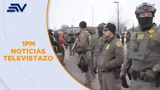 El número de ecuatorianos detenidos en las redadas de ICE ha ido escalando | Televistazo | Ecuavisa
