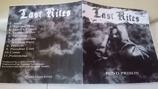 LAST RITES CDR promo FOR SALE. Rare Thrash Metal with melodic solos