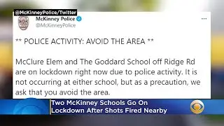 2 McKinney Schools Go On Lockdown After Shots Fired Nearby