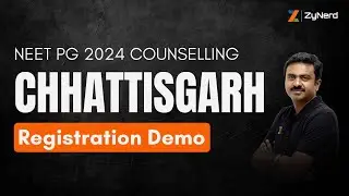 Chhattisgarh PG Medical - Registration Demo | NEET PG 2024