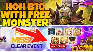 HOH B10 PRALINE, НО ИСПОЛЬЗУЙТЕ БЕСПЛАТНЫХ МОНСТРОВ И РУНЫ ИЗ СОБЫТИЯ FEVER MISSION SUMMONERS WAR