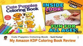 Is This The CUTEST Puppy Coloring Book on Amazon? 🐶 Take a Look!