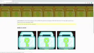 Growtopia-How to get FREE world locks and gems(Sept/October 18')