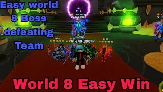 Summon Your Team Best Team World 8 completed.