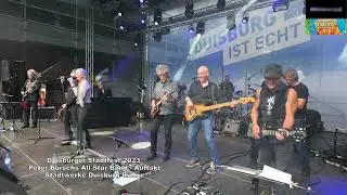 Duisburger Stadtfest 2023 Peter Burschs All Star Band Auftakt Stadtwerke Duisburg Bühne