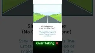 Road White Lines Explained | Driving Rules You Must Know #explained