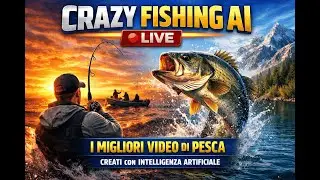 Crazy Fishing AI LIVE 🎣 I migliori video di pesca creati con Intelligenza Artificiale