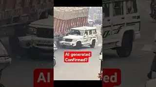 AI or REAL? Truck Bolero UP Rampur incident reality! #shorts #short