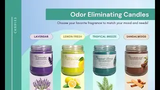 Odor Eliminating Candles with Bulk-Price.com