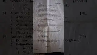 Class 6 ICSE computer question paper first term 2025 26