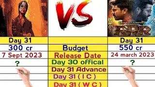 Jawan movie Vs RRR Movie Comparison Jawan And RRR Day 31 Box Office Collection
