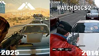 MindsEye 2025 Vs Watch Dogs 2014 | Detail & physics Comparison