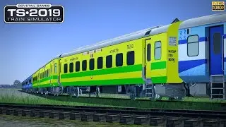 GOLDEN TEMPLE MAIL || COUPLING & SHUNTING IN YARD || TS2019