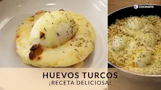 HUEVOS TURCOS ​🥚​🧀​ Receta vegetariana deliciosa y sin complicaciones ​🍳 ​Cocinatis