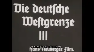 GERMAN SILENT HISTORY FILM -- BORDERS OF GERMANY 74372