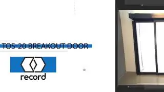record TOS 20 automatic sliding door with Breakout