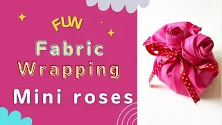 DIY Fabric Gift Wrapping idea | How to wrap a gift with cloth without sewing