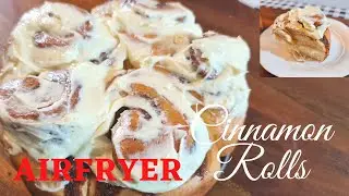 Perfectly Soft and Fluffy  Air fryer Cinnamon Rolls  / Leney Kitchen / Air fryer Recipes