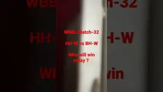 BH-W vs HH-W Match Prediction || WBBL Match-32 || BIJAN ASTRO CRICKET