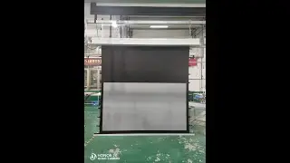 xyscreen   inceiling motorized tensioned screen