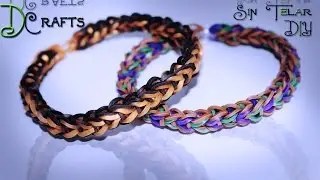 NEW COMO HACER PULSERA PRINCESA DE GOMITAS SIN TELAR MANUALIDADES DIY FACIL