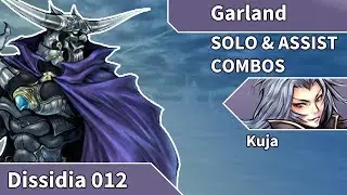 Dissidia 012 - Garland Combos (Solo, Kuja Assist)
