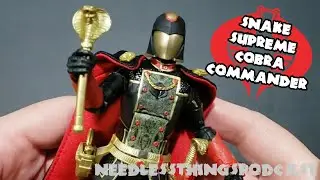 GI Joe Classified Series Snake Supreme Cobra Commander Needless Unboxing