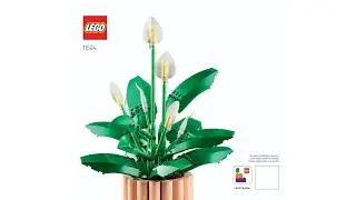 LEGO 11504 Instructions | Botanicals | Peace Lily | Botanical Collection