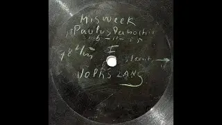 Misweek St Paulusparochie 16 November 1955 (78 rpm lacquer disc)