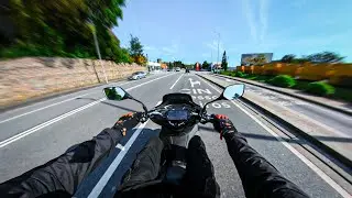 POV: HONDA PCX 125 Scooter Suburban Ride Portugal