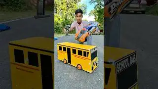 Rc Home Made Bus & Big Racing Car Unboxing 😲
