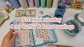 Мини-челлендж по экономии $70 в понедельник | Наполнение | Экономия на дому и 4 месяца | 4 ноября