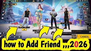 HOW TO ADD FRIEND IN FREE FIRE MAX ,, 2026