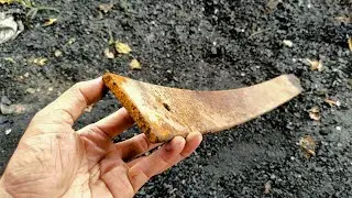 BLACKSMITHING - How to Make A Simple Garden Tool- Creative Daily Works