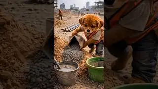 😰😟Poor dog,he has no money to buy a dress for his sister😓😢#poor #dog #money #dress