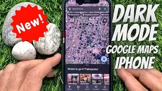How To Enable Dark Mode On Google Maps (iPhone)