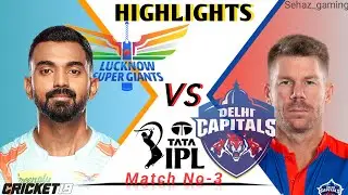 LSG vs DC Match 3 IPL 2023 Match Highlights | lsg vs dc ipl highlights | #ipl #highlights