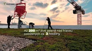 Jednoduch&aacute; mont&aacute;ž zelen&eacute; střechy TECHNIgreen SEDUM BOX za 3 hodiny