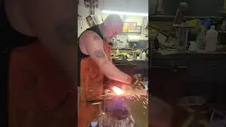 Day 3: hand forged custom axe #blacksmith #foryou #veteran #handmade #axe #axeheads #art