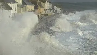 Torcross Storms Dramatic Still Pictures From The High Waves and Damage etc.