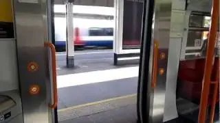 Through the door: South West Trains Class 455 at Wimbledon