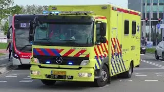 [NL] Dutch Intensive Care Ambulance leaves hospital in Veldhoven with lights and sirens!