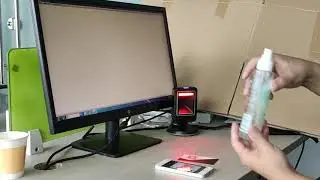 BQ-606 Omnidirectional Barcode Scanner Test Video
